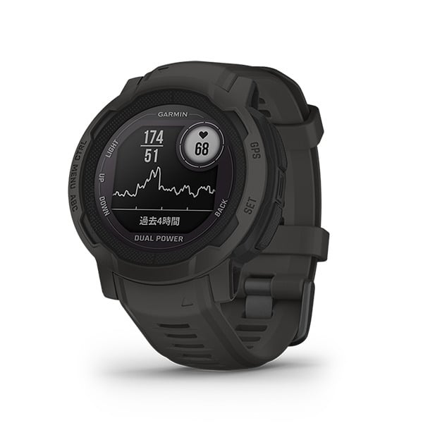 GARMIN ガーミン Instinct 2 Dual Power タフネスGPSウォッチ スマートウォッチ