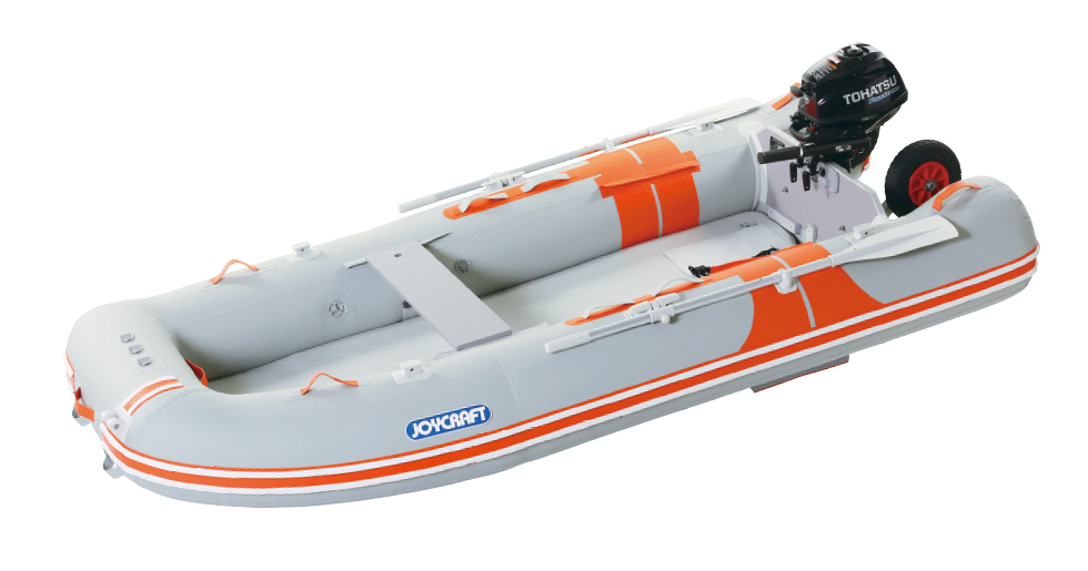ジョイクラフト オレンジペコ323ワイド SS 船外機セット 5人乗り 予備検査 リジッドフレックス ゴムボート