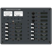 BLUE SEA DC12Vスイッチパネル 13pos 電圧計・電流計(8068) - ウインドウを閉じる