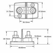 2×5/16"  (7.9mm)