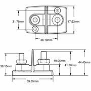 1 x 5/16"(7.9mm) & 1 x 3/8"(9.5mm)